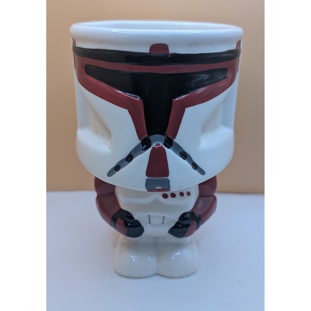 Vintage Star Wars Red Clone Trooper Cup Mug Galerie Lucasfilm
